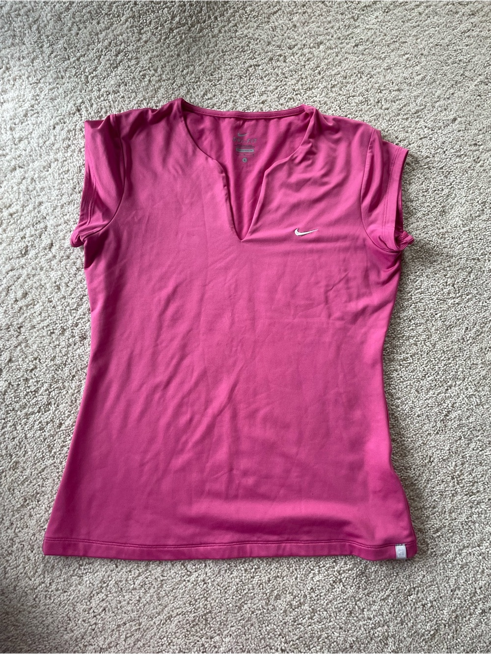 Nike Women’s Hot Pink Short Sleeve Athletic Tee